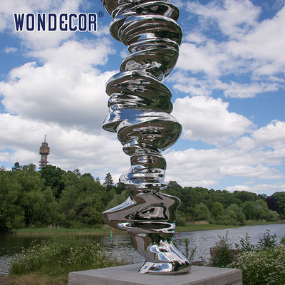 Outdoor Stainless Steel Sculpture Park Square Garden